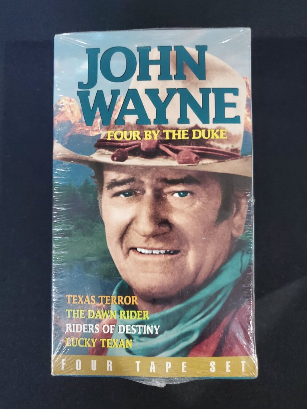 John Wayne - Four By The Duke (VHS, 2000, 4-Tape Set, Collectors Classics) NEW
